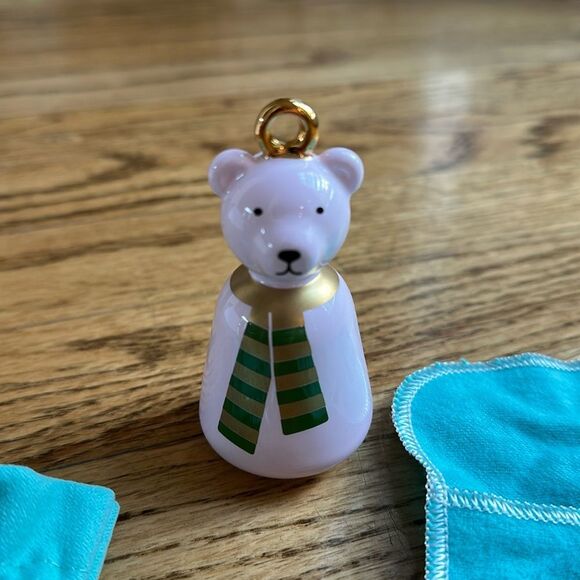 TIFFANY & CO. Purple & Gold Polar Bear Christmas Tree Ornament - Picture 2 of 6